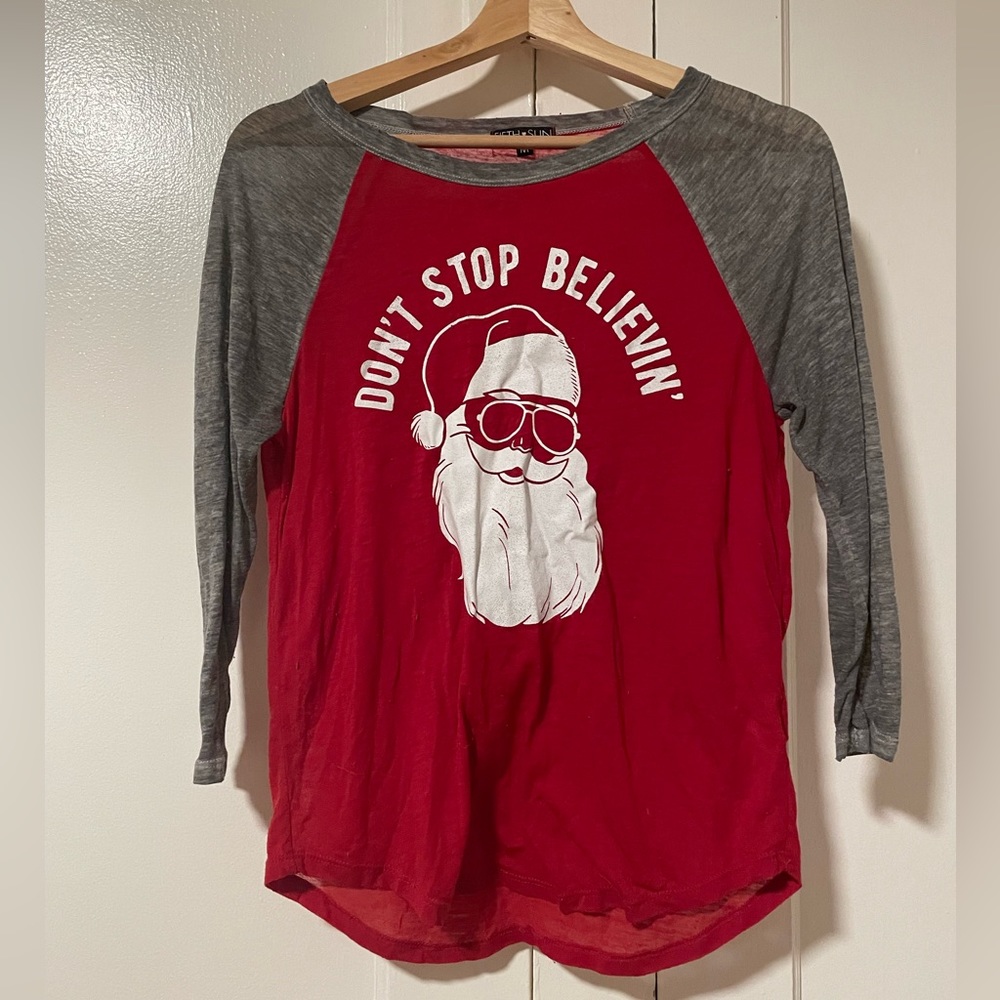 TARGET: holiday 3/4 sleeve baseball tees